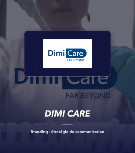 DIMI CARE — réalisation de l'agence de communication UNIIO