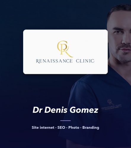 Dr Denis Gomez — réalisation de l'agence de communication UNIIO
