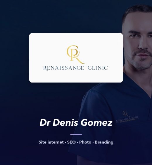 Dr Denis Gomez — réalisation de l'agence de communication UNIIO