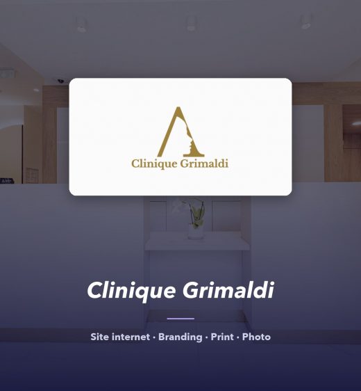 Clinique Grimaldi — réalisation de l'agence de communication UNIIO