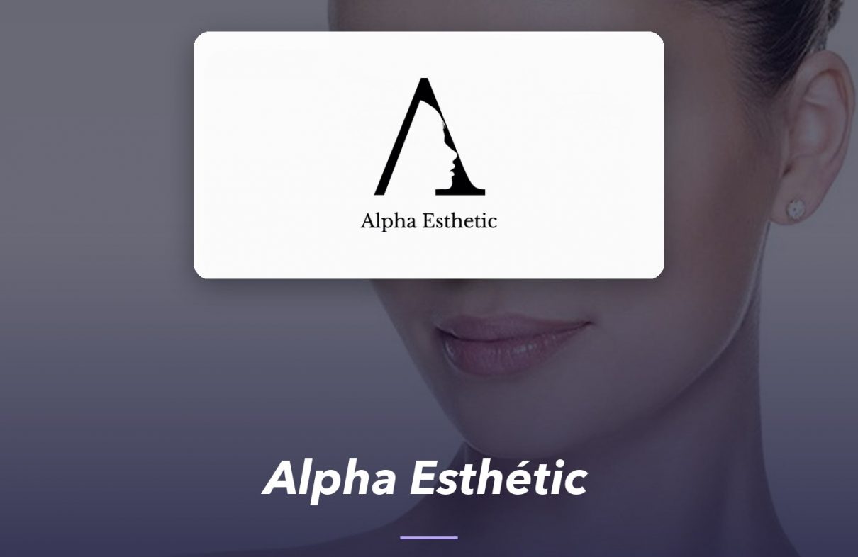 Alpha Esthétic — réalisation de l'agence de communication UNIIO