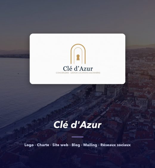 Clé d'Azur — réalisation de l'agence de communication UNIIO