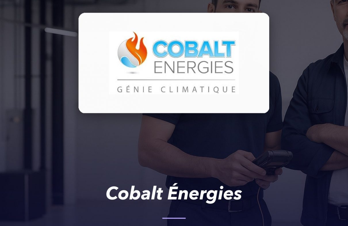 Cobalt Énergies — réalisation de l'agence de communication UNIIO