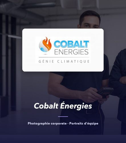 Cobalt Énergies — réalisation de l'agence de communication UNIIO