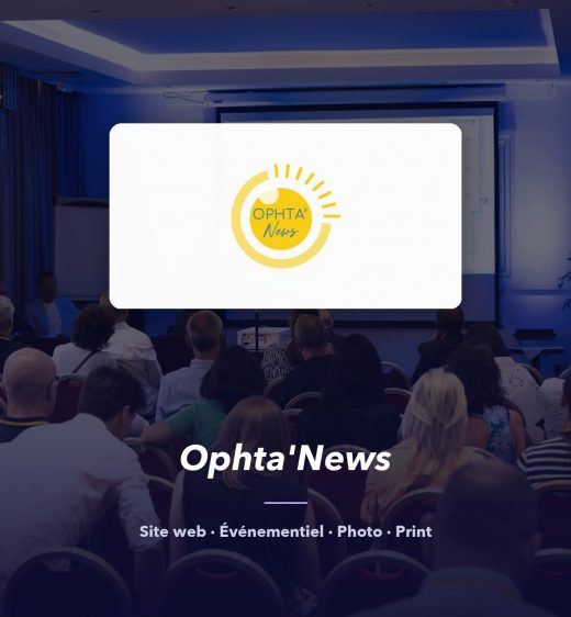 Ophta'News – Congrès d'ophtalmologie — réalisation de l'agence de communication UNIIO