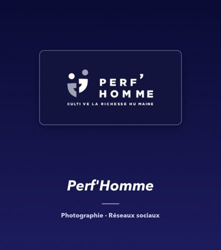 Perf'Homme — réalisation de l'agence de communication UNIIO