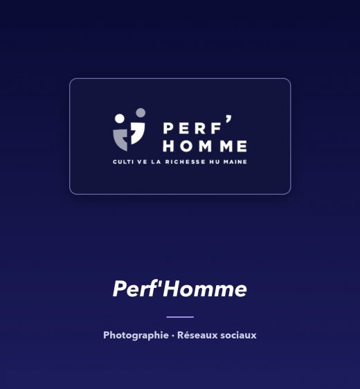 Perf'Homme — réalisation de l'agence de communication UNIIO