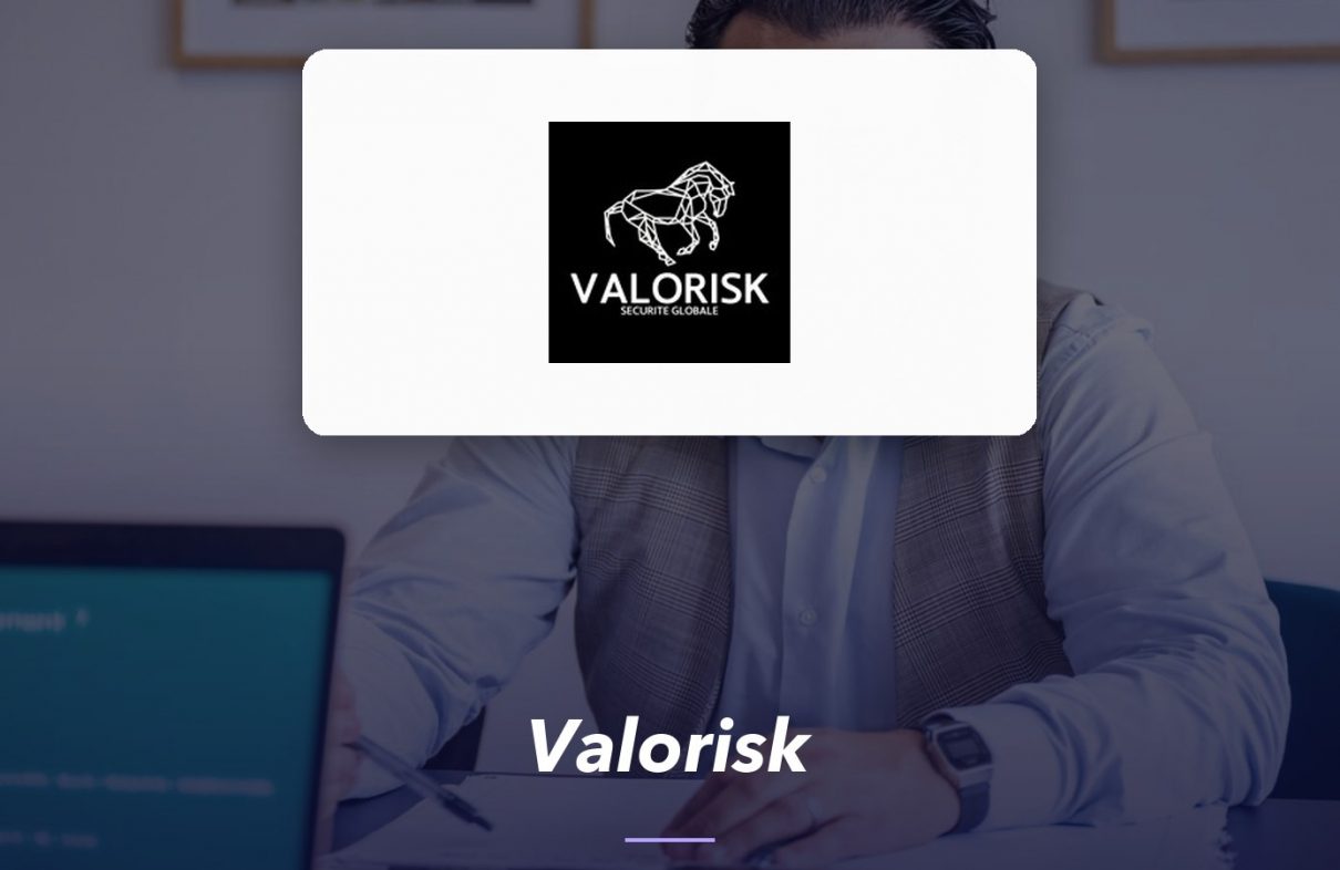 Valorisk – Sécurité globale — réalisation de l'agence de communication UNIIO
