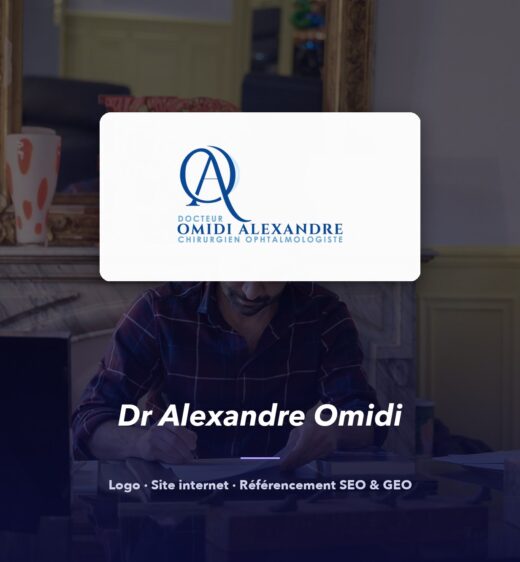 Dr Alexandre Omidi — réalisation de l'agence de communication UNIIO